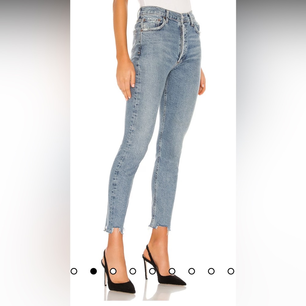 Agolde Nico High Rise slim fit jeans size 24 Excellent Condition!
